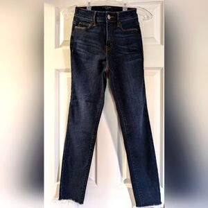 RW&Co high rise skinny jean frayed edge
